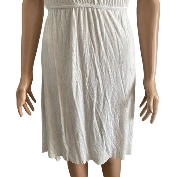 Bikini Bay Halter Dress Womens Medium White Stretch New Beach Dress - Picture 6 of 8